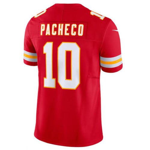 Custom #10 Red KC Football Shirt Top