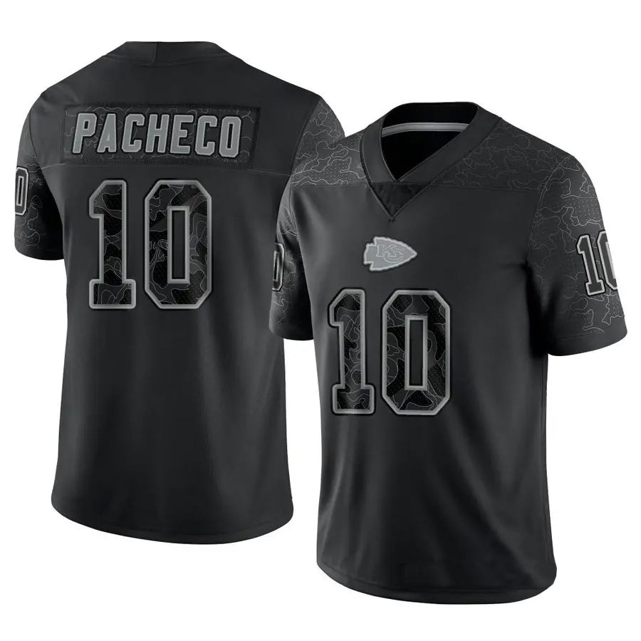 Custom #10 Black KC Football Shirt Top