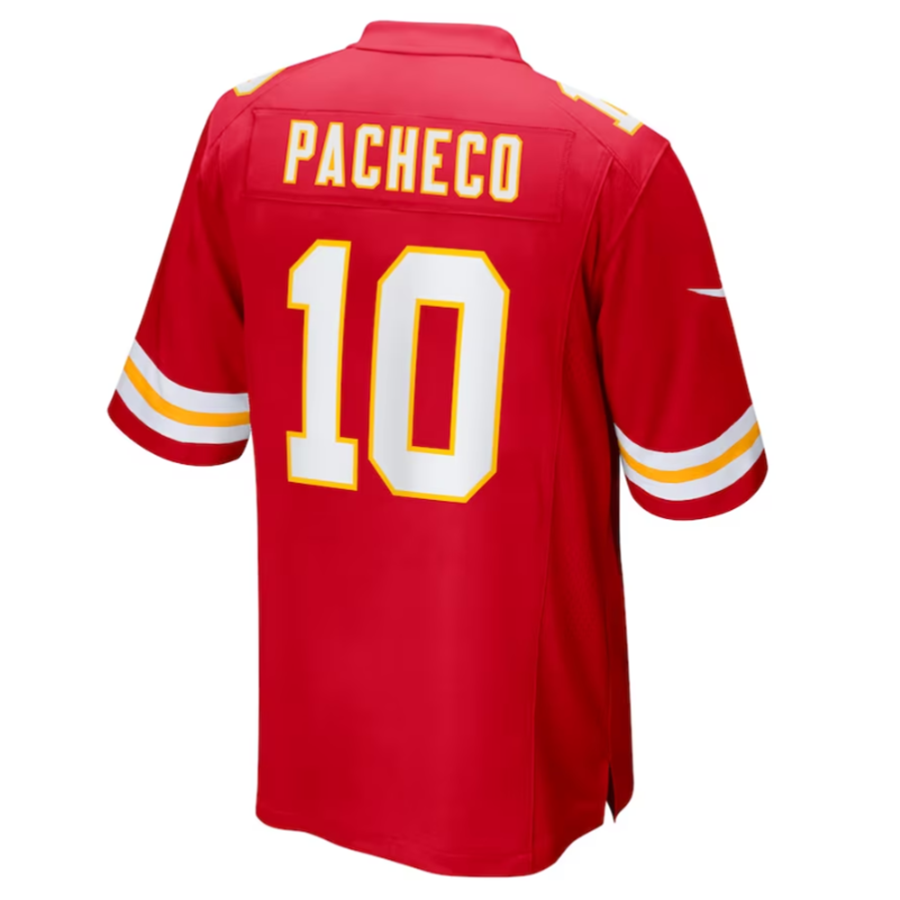Custom #10 Red KC Football Shirt Top