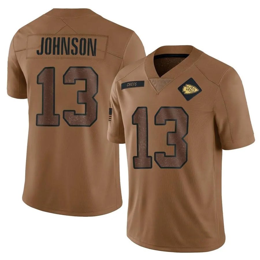 Custom #13 JOHNSON Pro Stitched Jersey - Premium Edition