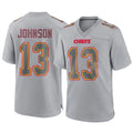 Custom #13 Gray KC Football Shirt Top