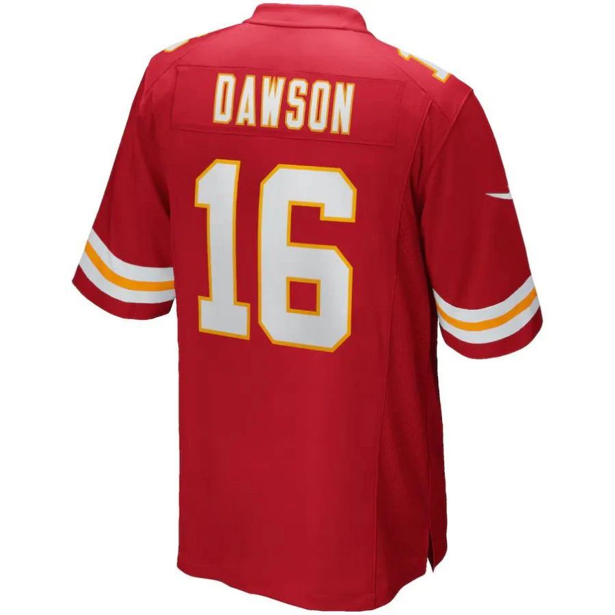 Custom #16 Red KC Football Shirt Top