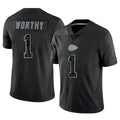 Custom #1 Black KC Football Shirt Top