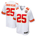 Custom #25 White KC Football Shirt Top