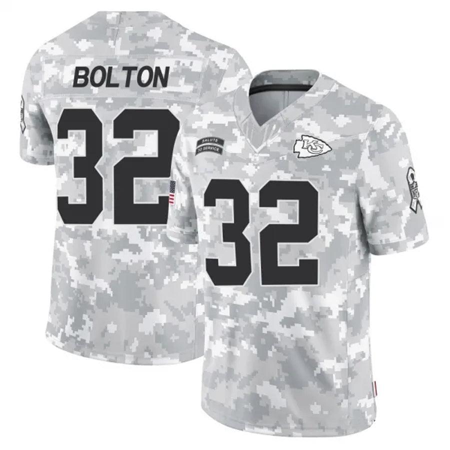 Custom #32 KC Football Shirt Top