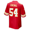 Custom #54 Red KC Football Shirt Top
