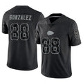 Custom #88 Black KC Football Shirt Top