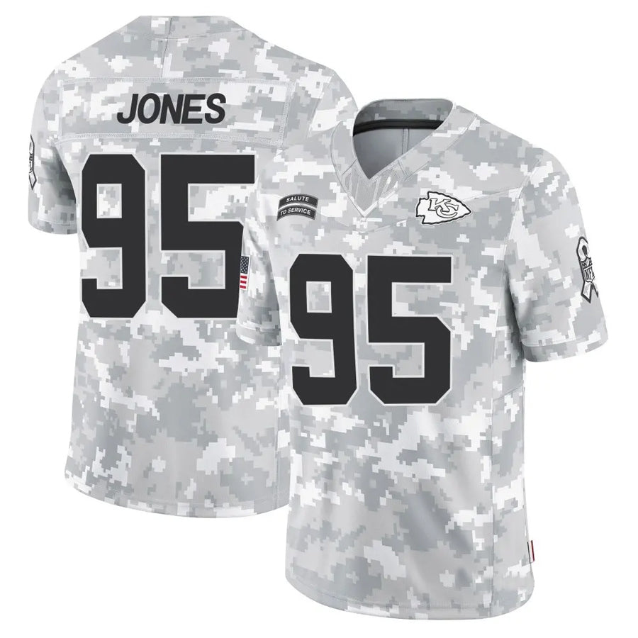 Custom #95 KC Football Shirt Top
