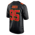 Custom #95 Black KC Football Shirt Top