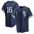 Custom #16 Navy City Connect KC Baseball Shirt Top