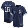 Custom #16 Navy City Connect KC Baseball Shirt Top