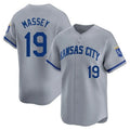 Custom #19 Gray KC Baseball Shirt Top