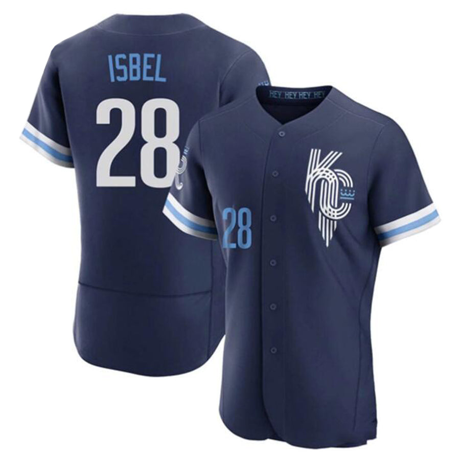 Custom #28 Royal KC Baseball Shirt Top