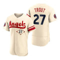 Custom #27 TROUT Pro Stitched Jersey - Premium Edition