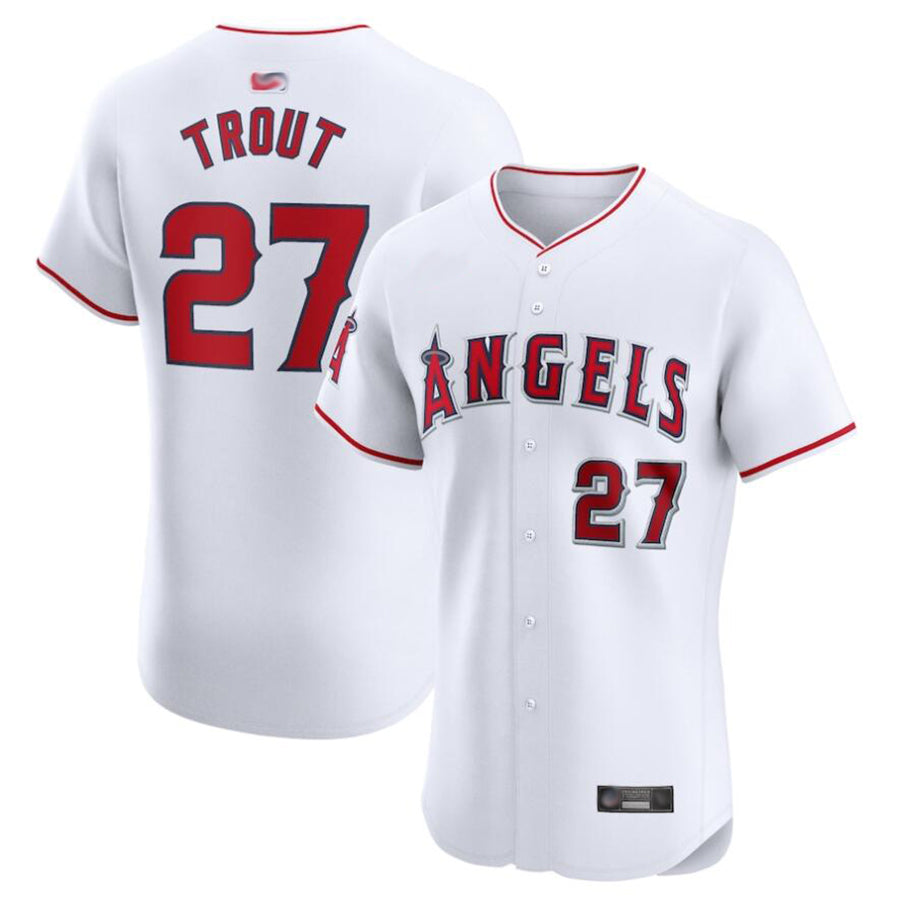 Custom #27 TROUT Pro Stitched Jersey - Premium Edition
