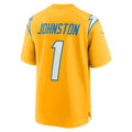 Custom #1 Gold LAC Football Shirt Top