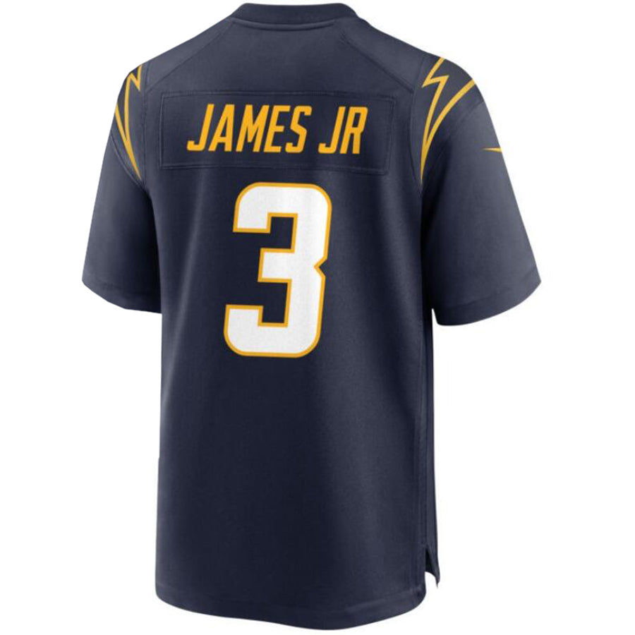 Custom #3 Navy LAC Football Shirt Top