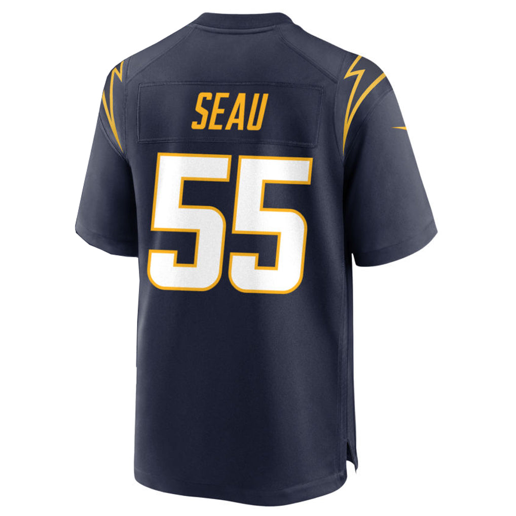 Custom #55 Navy LAC Football Shirt Top