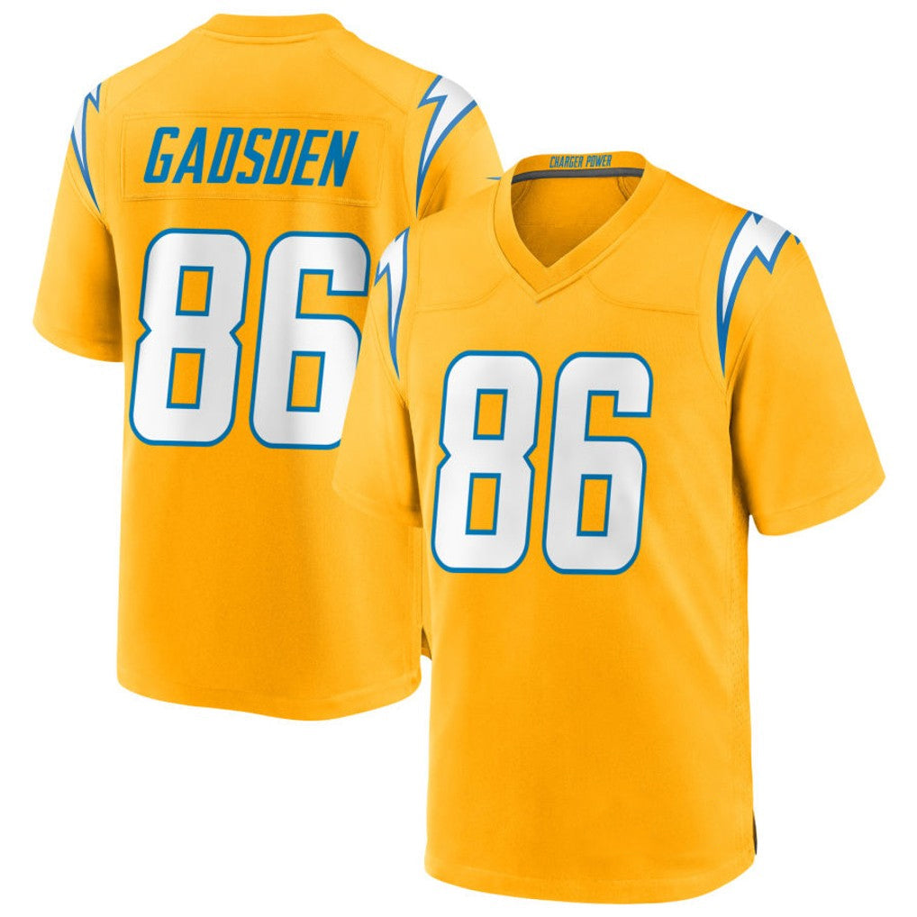 Custom #86 Gold LAC Football Shirt Top