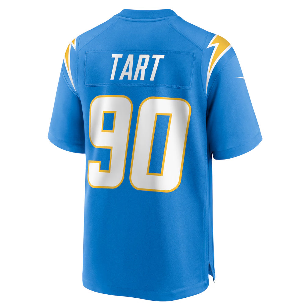 Custom #90 Powder Blue LAC Football Shirt Top