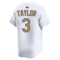 Custom #3 White LAD Baseball Shirt Top