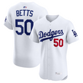 Custom #50 White LAD Baseball Shirt Top
