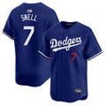 Custom #7 SNELL Pro Stitched Jersey - Premium Edition