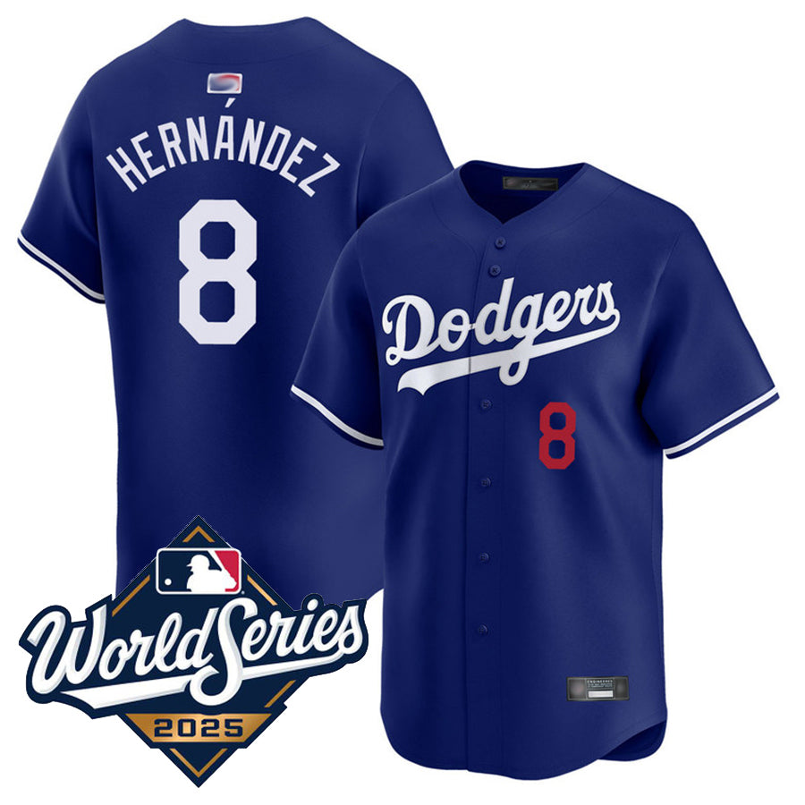 Custom #8 HERNANDEZ Pro Stitched Jersey - Premium Edition