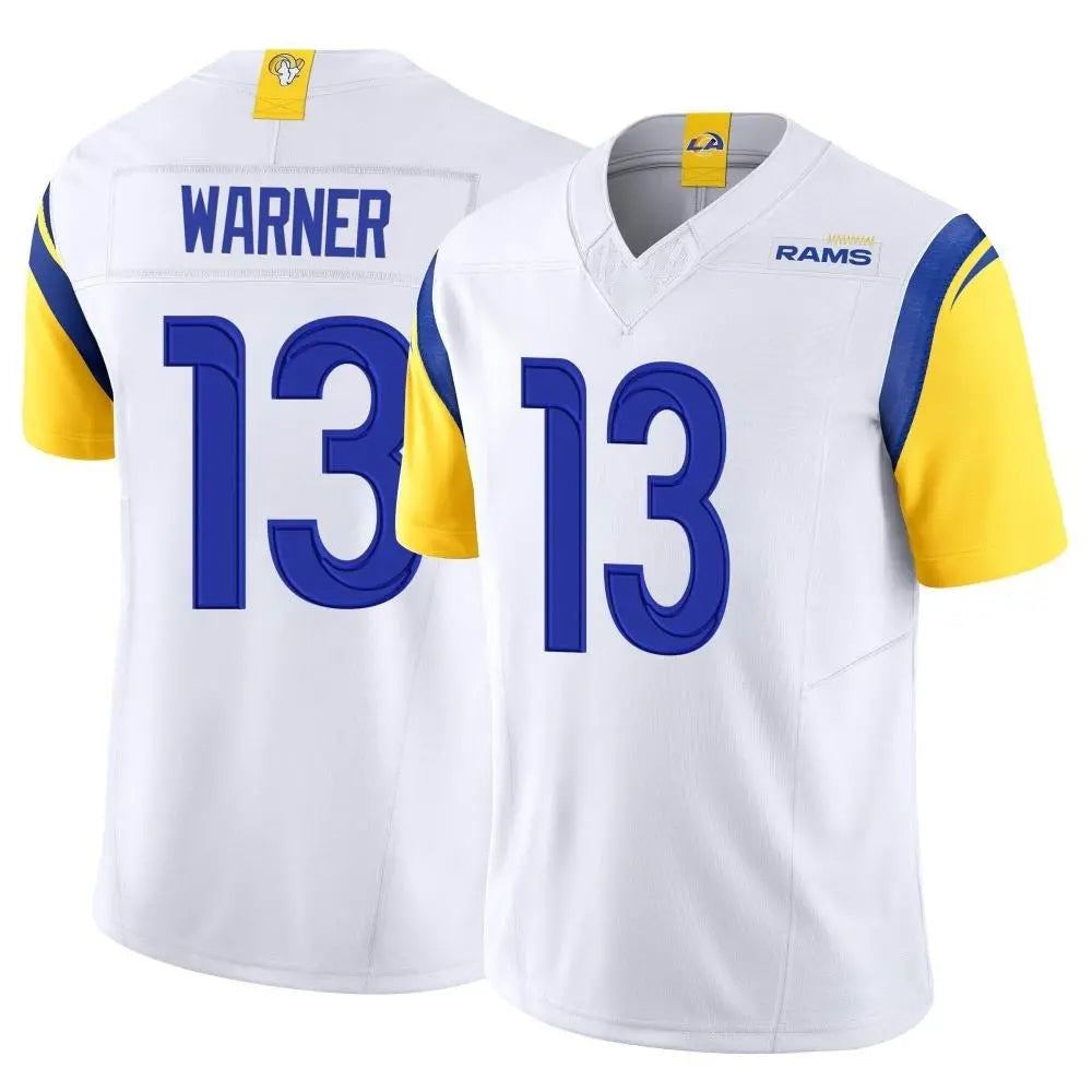 Custom #13 WARNER Pro Stitched Jersey - Premium Edition