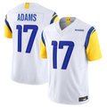 Custom #17 White LAR Football Shirt Top