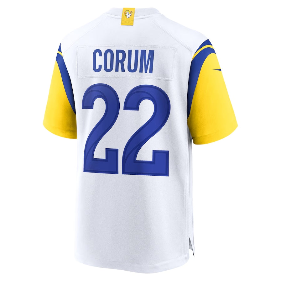 Custom #22 White LAR Football Shirt Top