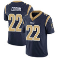 Custom #22 Navy LAR Football Shirt Top