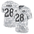 Custom #28 LAR Football Shirt Top