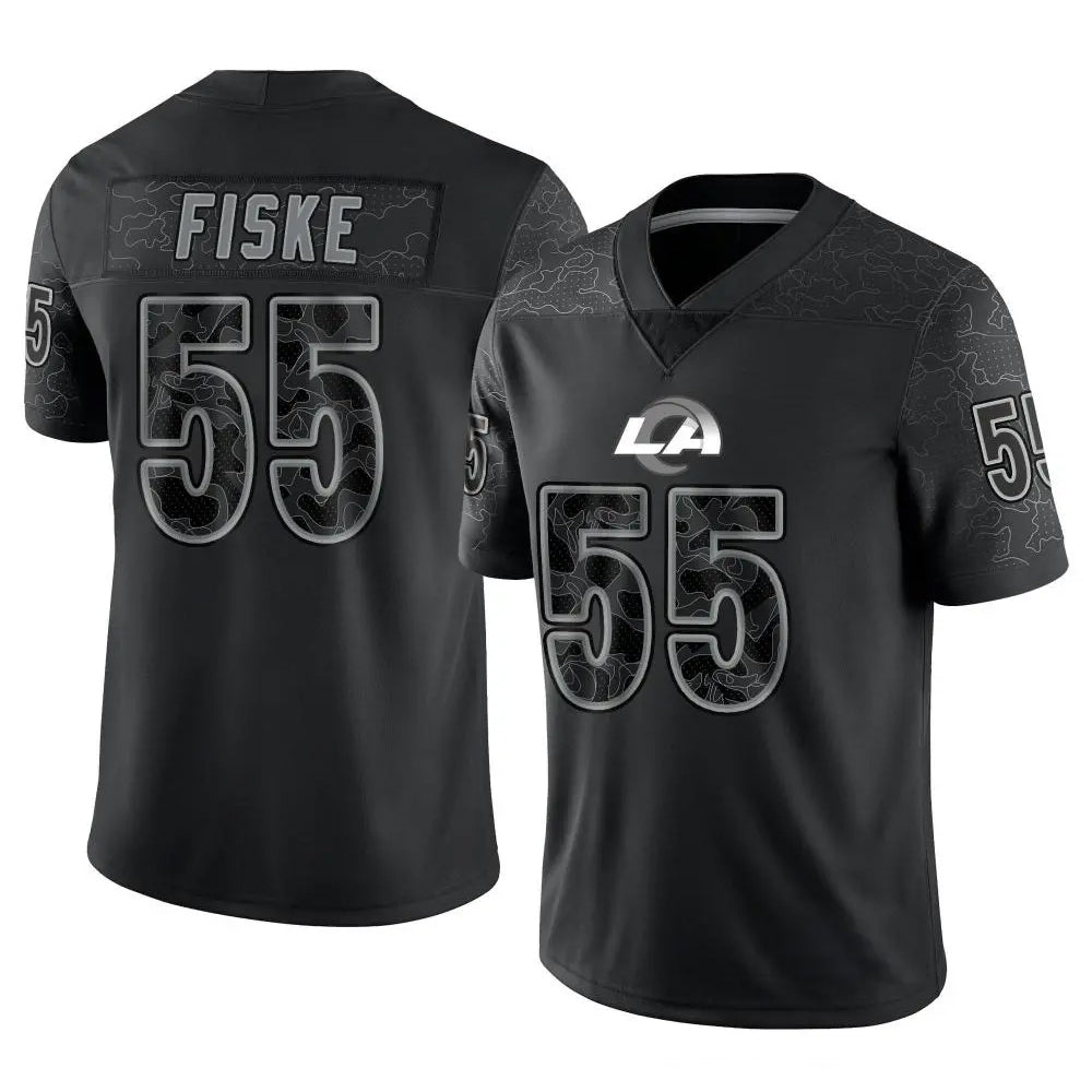 Custom #55 FISKE Pro Stitched Jersey - Premium Edition