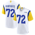 Custom #72 White LAR Football Shirt Top