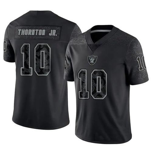 Custom #10 Black LV Football Shirt Top