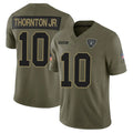 Custom #10 Olive LV Football Shirt Top