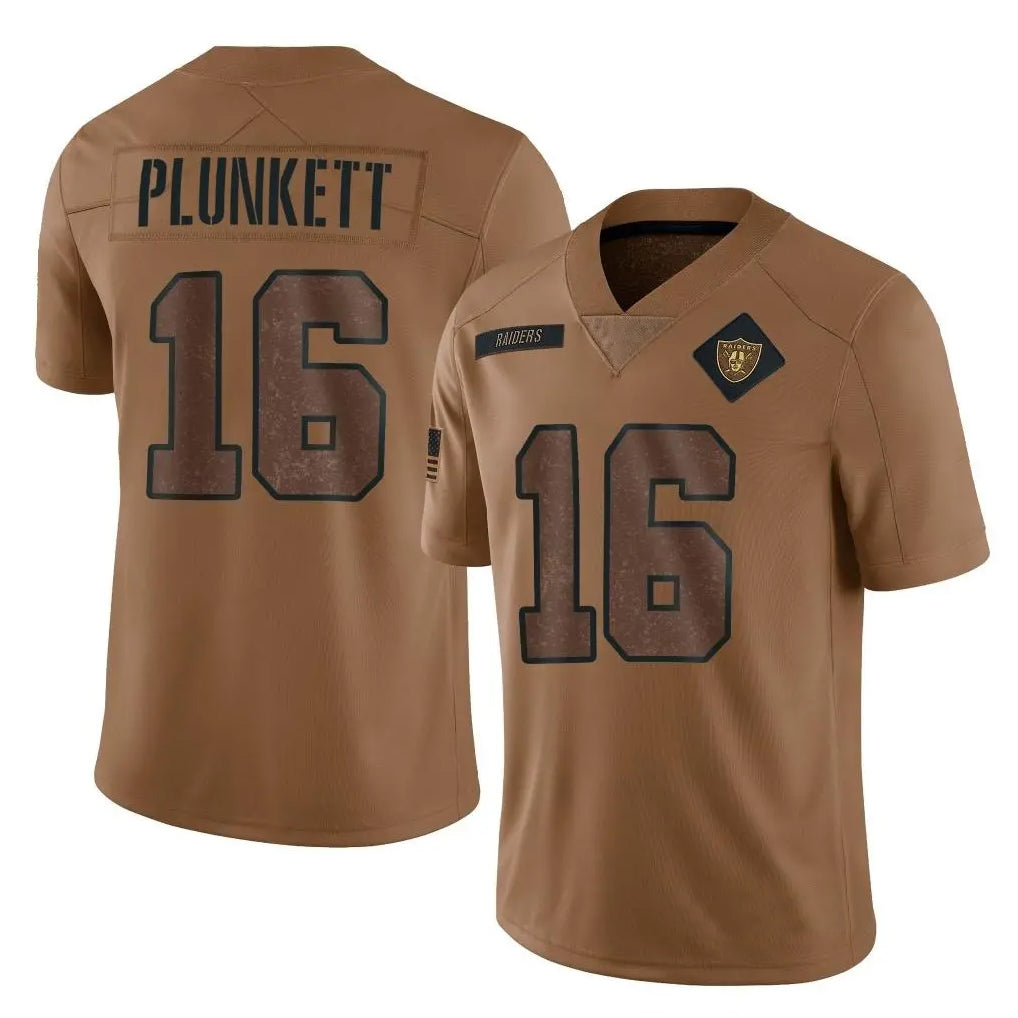 Custom #16 PLUNKETT Pro Stitched Jersey - Premium Edition