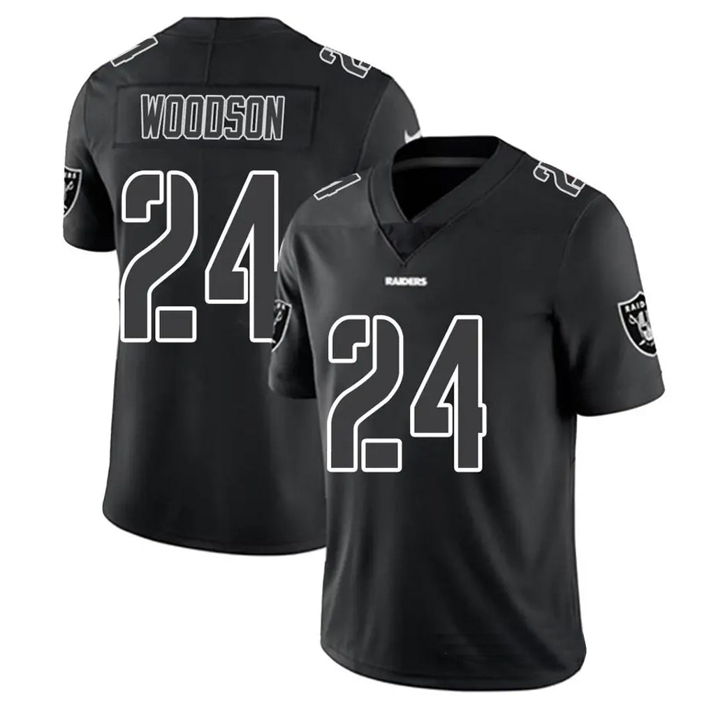 Custom #24 WOODSON Pro Stitched Jersey - Premium Edition
