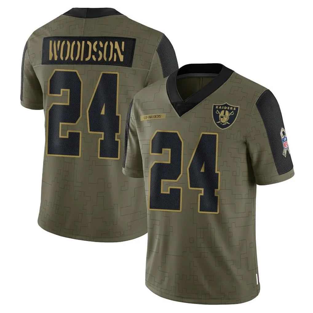 Custom #24 WOODSON Pro Stitched Jersey - Premium Edition