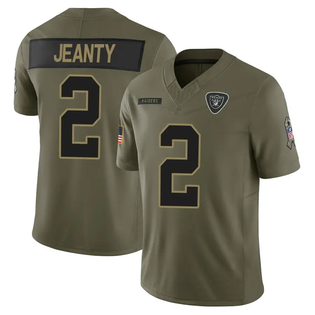 Custom #2 JEANTY Pro Stitched Jersey - Premium Edition