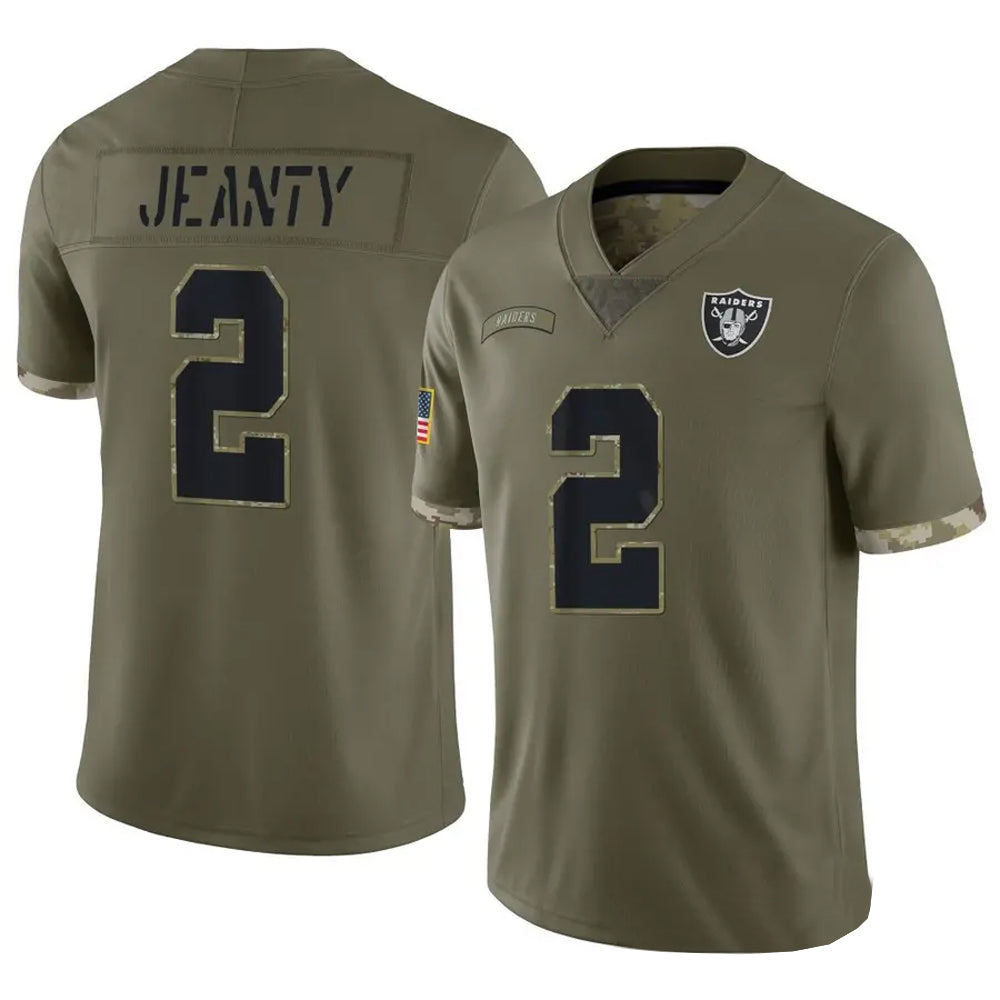 Custom #2 JEANTY Pro Stitched Jersey - Premium Edition