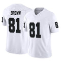 Custom #81 White LV Football Shirt Top