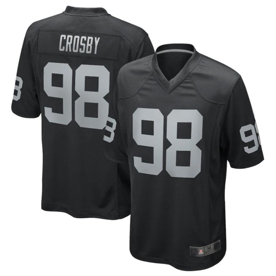 Custom #98 CROSBY Pro Stitched Jersey - Premium Edition