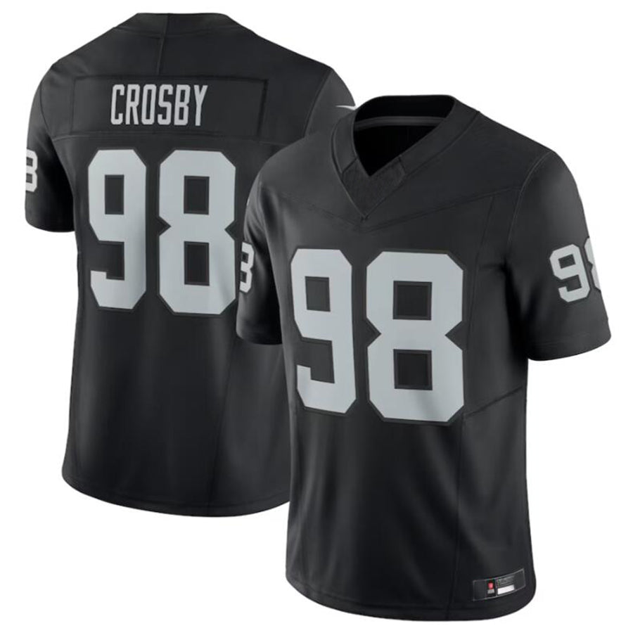 Custom #98 CROSBY Pro Stitched Jersey - Premium Edition