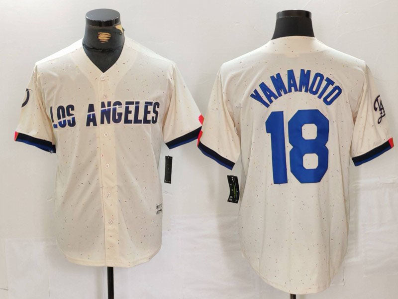 Custom #18 Cream City Connect LAD Baseball Shirt Top