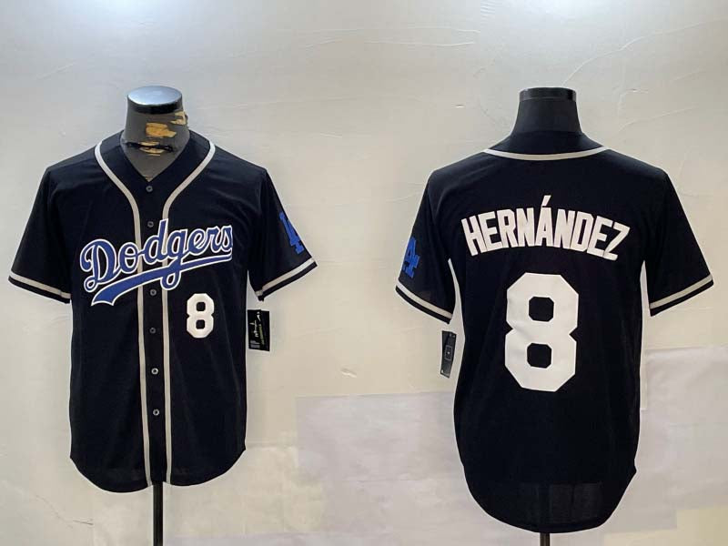 Custom #8 HERNNDEZ Pro Stitched Jersey - Premium Edition