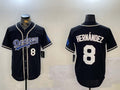 Custom #8 HERNNDEZ Pro Stitched Jersey - Premium Edition