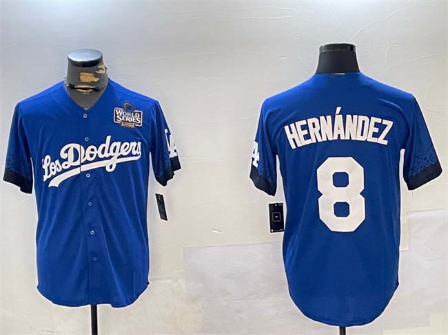 Custom #8 HERNNDEZ Pro Stitched Jersey - Premium Edition