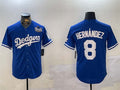 Custom #8 HERNNDEZ Pro Stitched Jersey - Premium Edition